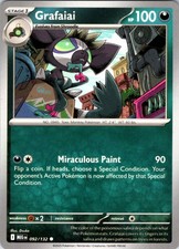 Grafaiai 92/132 Mega Evolution Pokemon Card Reverse Holo NM TCG singles English
