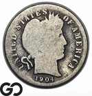 1904-S Barber Dime