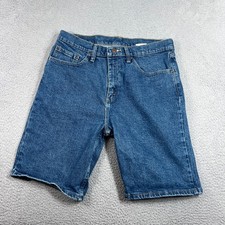 Wrangler Shorts Mens 32 Relaxed Fit Dad Jorts Denim Jeans 606W Y2K