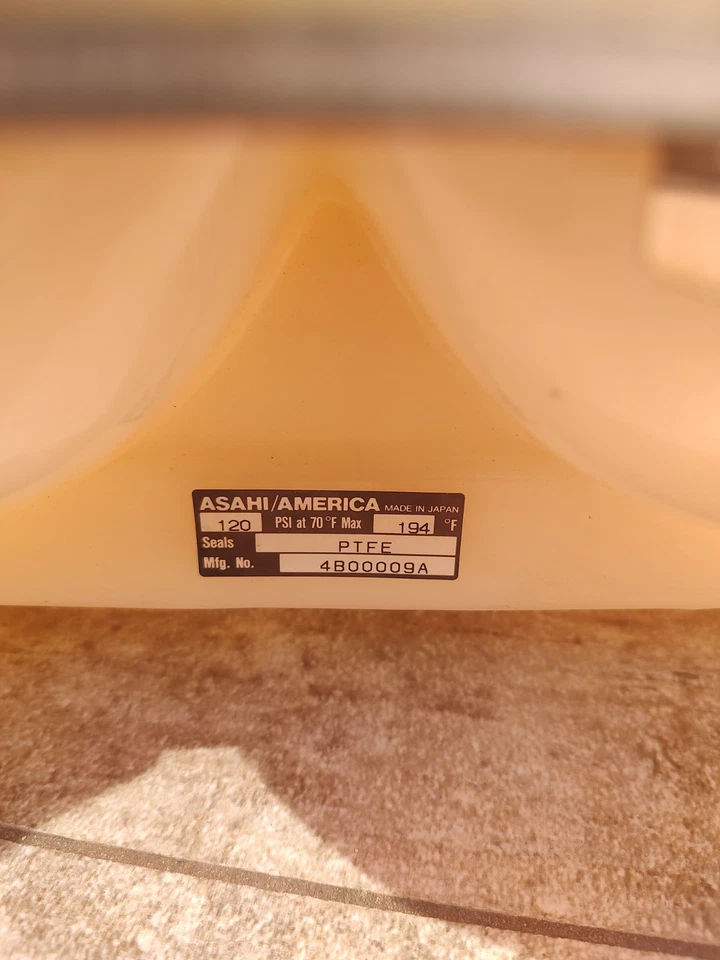 Puerta diafragma con brida PVDF-PTFE Asahi AV 2-1/2" Foto 3 de 4