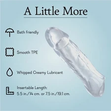 A Little More 7.5" Penis Extender- Pure Romance- New And Sealed- Free Shipping