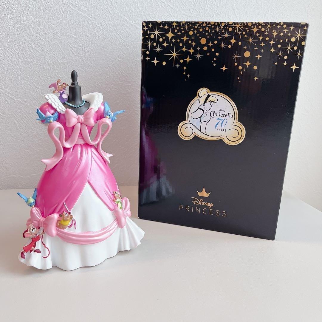 Cinderella Pink Dress Figure 70th Anniversary Disney Story