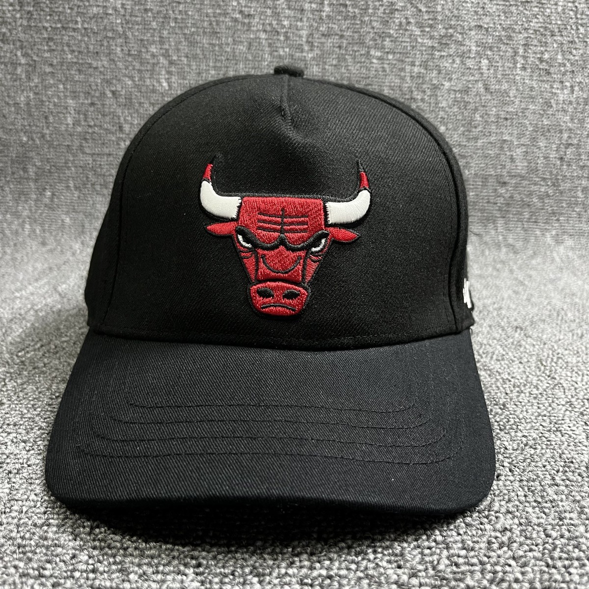New '47 Brand Chicago Bulls Black Clean Up Adjustable Baseball Cap Hat
