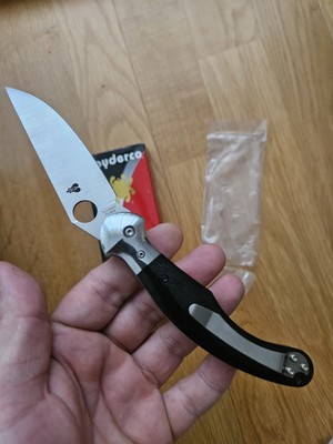Spyderco C173GP Hungarian Folder   Discontinued G-10 Knife   Seki Japan Nr2.