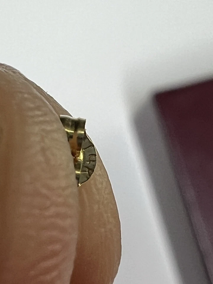 Vintage Freshwater Cultured Helzberg Diamonds Pearl Stud Earrings 14Kt Gold NIB - Image 2 of 4