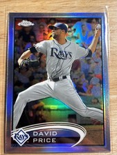 2012 Topps Chrome REFRACTOR David Price #133 Tampa Bay Rays 