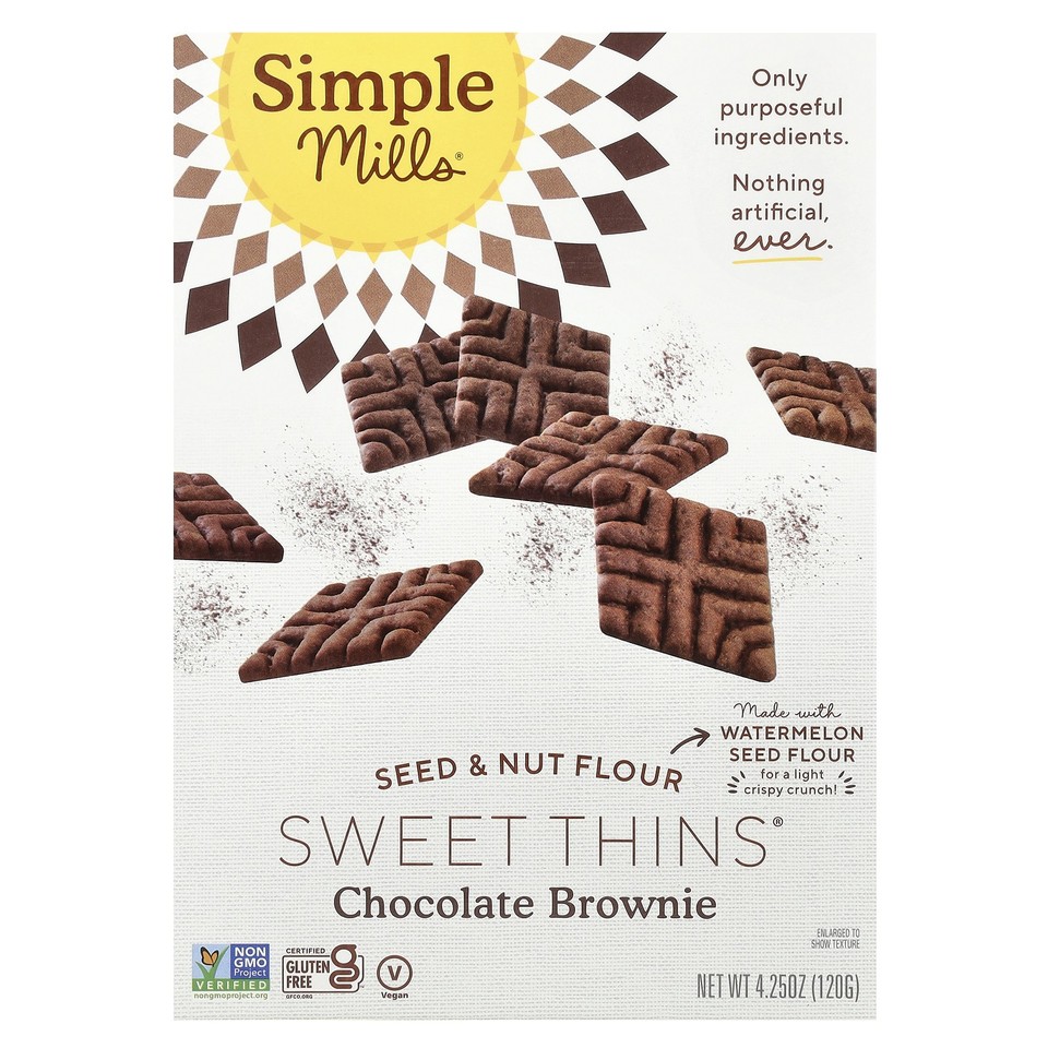 Seed & Nut Flour, Sweet Thins®, Chocolate Brownie, 4.25 oz (120 g)