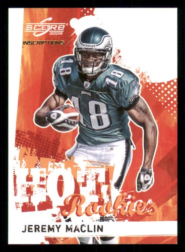 2009 Score Inscriptions Hot Rookies #12 Jeremy Maclin /499 - Picture 1 of 2
