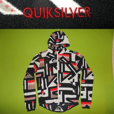 Women FLEECE POLAR Jacket QUIKSILVER (M) PERFECT !! Logo Ski Snowboard