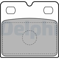 Delphi LP2112 Bremsbelagsatz, Scheibenfeststellbremse FüR Aston Martin Audi