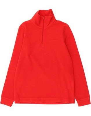 Lotto Mädchen Reißverschluss Ausschnitt Fleecepullover 9-10 Jahre Small rot Polyester BO59