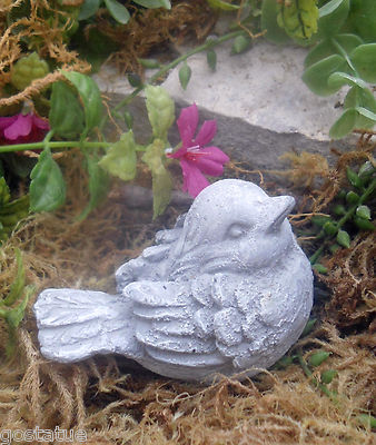 Latex bird mold plaster cement resin casting rubber mould  2.75''L x 1.75''H