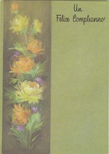 THREE Italian Birthday Greeting cards general Compleanno 5010