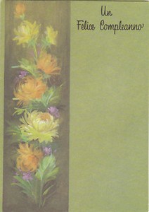 THREE Italian Birthday Greeting cards general Compleanno 5010
