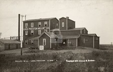 Roller Mill Lake Preston SD South Dakota 1909 RPPC Photo Postcard COPY