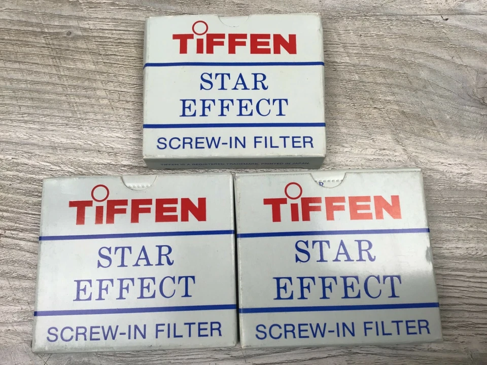 3 New Old Stock Tiffen Star Effect 8 Point 2mm 52mm Screw-In Filters Japan - Image 3 of 4