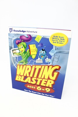 Writing Blaster - PC Knowledge Adventure Ages 6-9 1st-3rd Grade - New ...