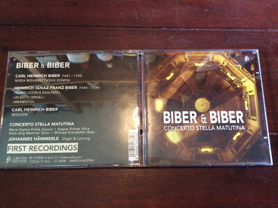 Biber - Vokalwerke [CD Album] Marie Sophie Pollak Hans Jörg Mammel Kaspar Kröner