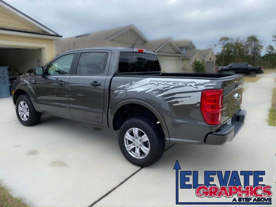 Fits Ford Ranger Decals Side Split Vinyl Stripes 3m Graphics Stickers 2019-2025 - Image 2 of 4