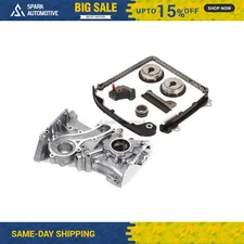 Timing Chain Kit Oil Pump Fit 01-06 Nissan Sentra 1.8L QG18DE DOHC