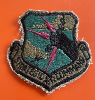 Vintage Retro USAF Strategic Air Command Stoffabzeichen Aufnäher United States Force