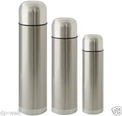 Thermosflasche Edelstahl 0,5/0,75/1,0L Thermoskanne Isolierflasche Isolierkanne 