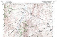 Jefferson Island Quadrangle Montana 1950 Topo...