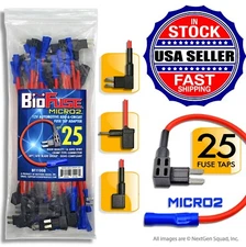 BioFuse® 25 PACK - Micro2 APT ATR - 16 AWG - Add Circuit - Fuse Tap Holders Lot