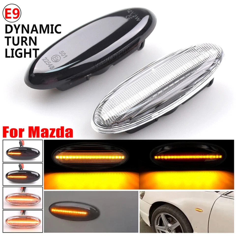 For Mazda Protege 5 02-03 MX-6 Tribute 323 B2500 LED Dynamic Side Marker Light — 第 4/4 张图片