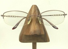 Vintage Charmant CH8223 Titanium Pink Half-Rimmed Oval Sunglasses FRAMES ONLY