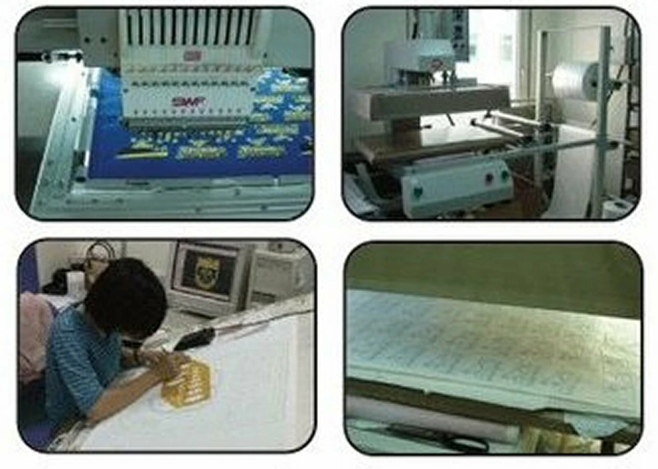 American Flag Patch-Lot of 50@$1.25ea,Star Field Right,Gold Border 3 1/2"X2 1/4" - Image 2 of 4