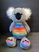 FAO Schwarz Dreamies Rainbow Koala Bear Plush 16" Stuffed Toy