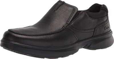 Clarks Men's Bradley Free Black Tumbled Leather 26153160