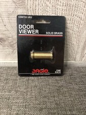 Hager & Eagle Force Solid Brass Door Viewer Peep Hole CD 6755