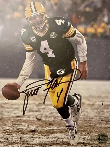 Brett Favre Autographed Signed  8x10 Photo Green Bay Packers NFL HOF  COA
