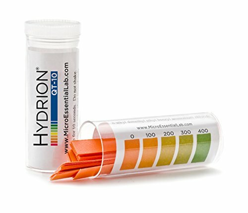 Hydrion QT-10 0-400ppm Quat Check Test Strips Paper Dispenser main image 0