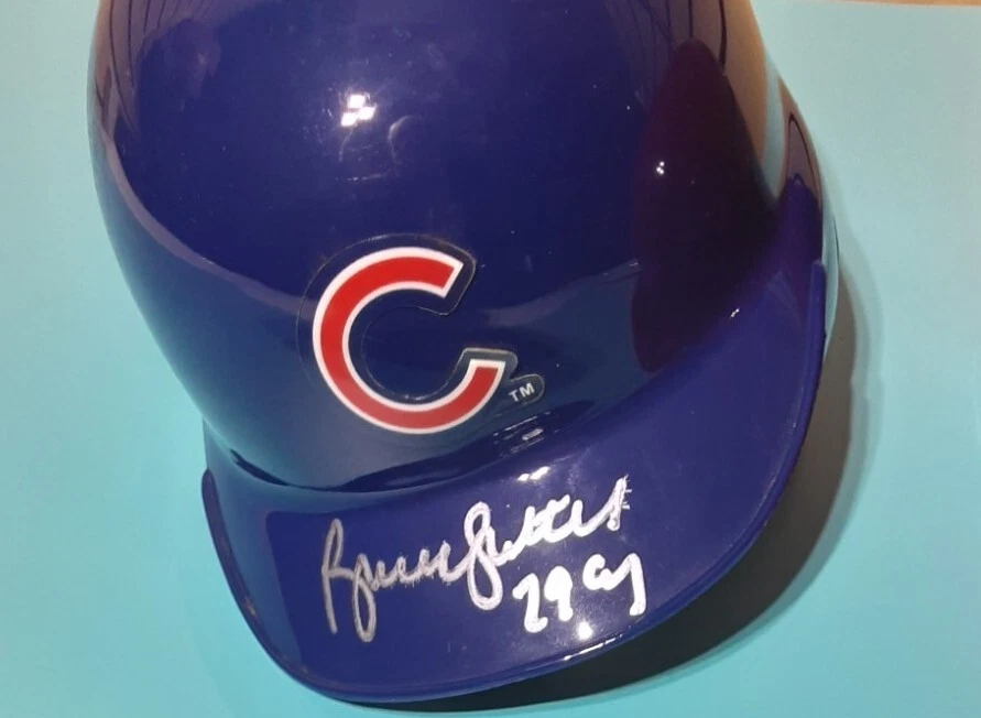 Bruce Sutter Autographed Riddell Mini Helmets Choice  - Image 4 of 4