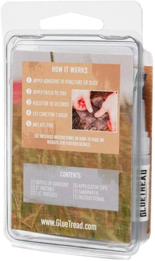 Glue Tread Off road External Sidewall Repair Patch Kit for Tubeless Tires ATVUTV - Image 2 of 4