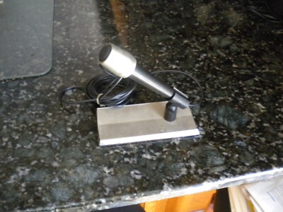 Ampex 2001 Microphone w/ Stand vintage