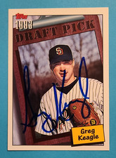GREG KEAGLE Signed 1994 Topps 1993 Draft Pick #753 FIU Panthers Autograph Auto