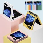 For Samsung Galaxy Z Flip 6 5 4 3 Silicone PC Shockproof Rugged Hard Case Cover