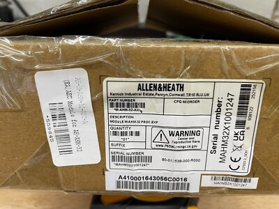 Allen & Heath M-AHM-32-AEC-A Echo Cancelling Module - New - Open Box
