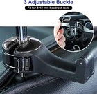 2 Pack Upgraded Car Headrest Hidden Hook 2 in 1 Car Seat Hooks with Phone Holder