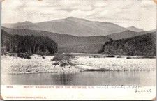 Vintage Postcard MOUNT WASHINGTON FROM THE INTERVILE, N. H. JS3
