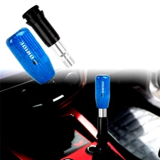 Universal BRIDE Real Carbon Fiber Blue Automatic Car Gear Shift Knob Shifter