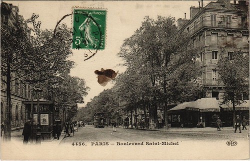CPA 75 PARIS LE JEU DE BOULES (BELLE CPA PAS COURANTE