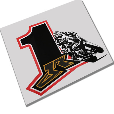Jonathan Rea Art World SBK Jr Number 1 Graphics Sticker X 2pcs