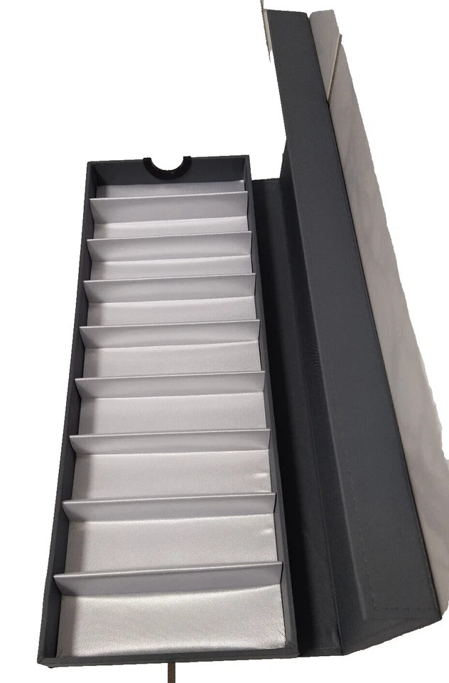 2 x Aufbewahrungsbox Staubschutz für Brillen, Uhren und Schmuck 9 Fächer Neu - Bild 3 von 4