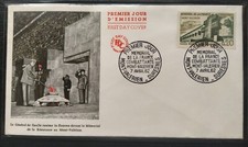 N° 1335 FDC ENVELOPPE PREMIER JOUR RÉSISTANCE MONT VALÉRIEN OBL SURESNES 1962
