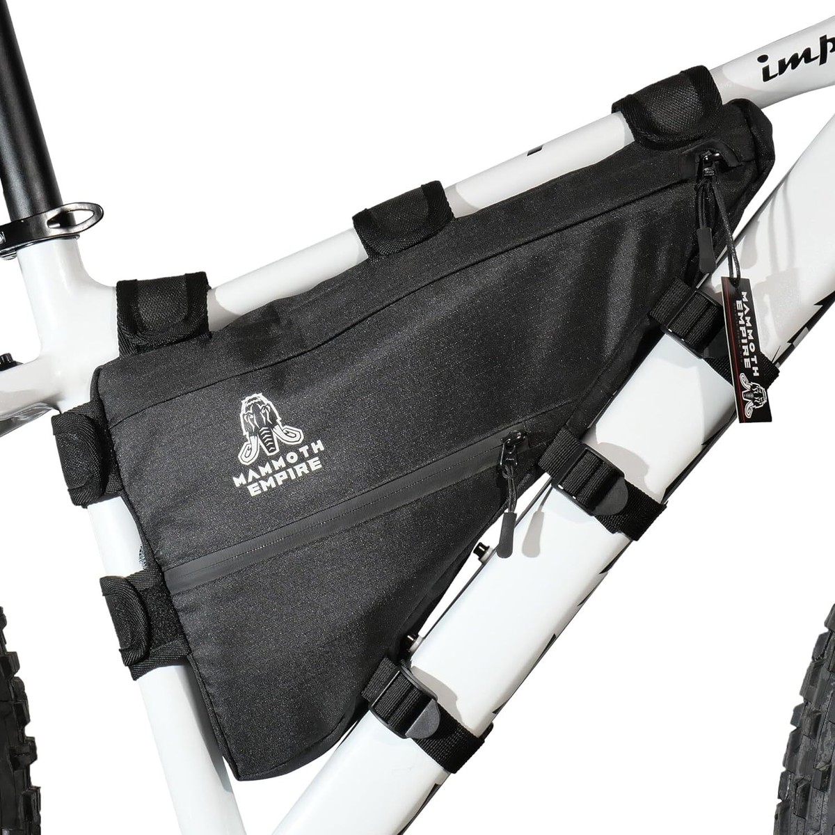 Durable Water Resistant Bicycle Frame Bag With Multiple